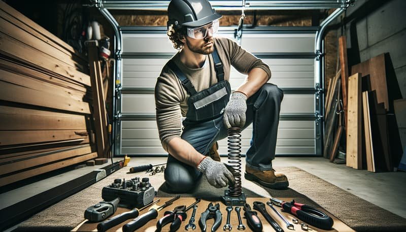 Garage Door Spring Repair service in Hollywood