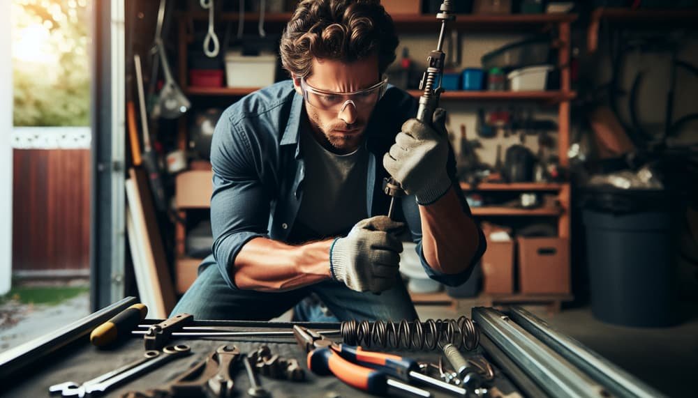 Our professional garage door spring repair process