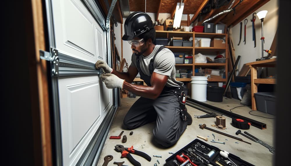 Our professional garage door panel replacement process